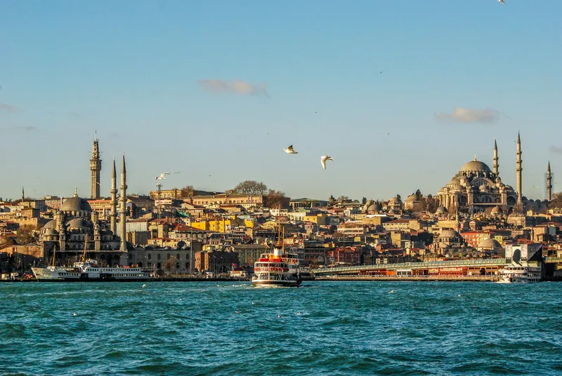 Istanbul by day, from the Bosphorus