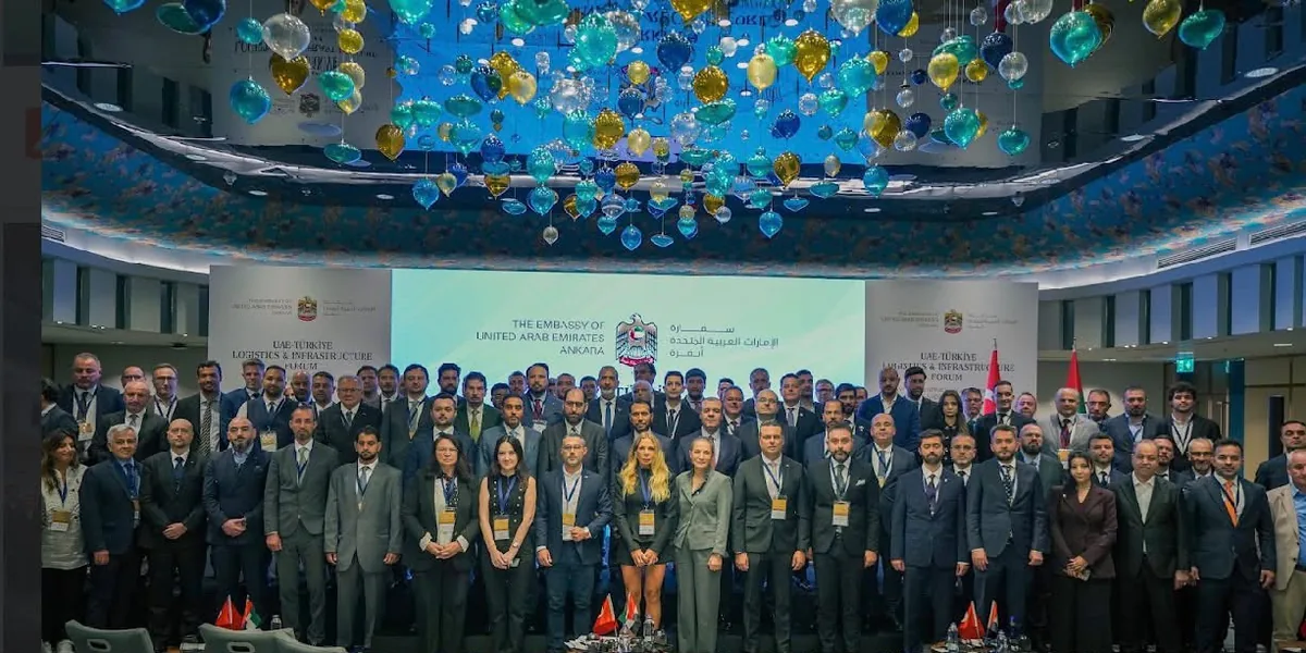 Participants of the UAE–Türkiye Logistics and Infrastructure Business Forum in Istanbul